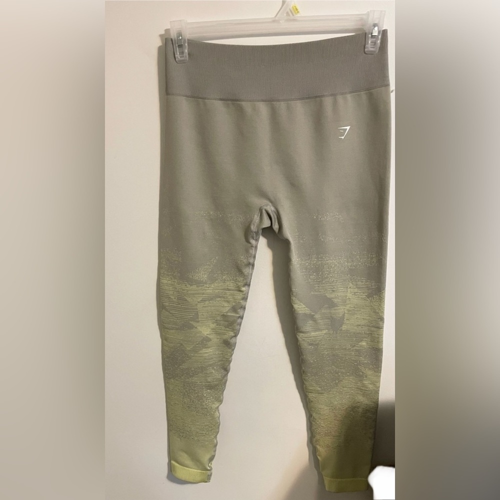 Sz XL GYMSHARK ADAPT OMBRE SEAMLESS LEGGINGS new no tags sky blue - Picture 7 of 13